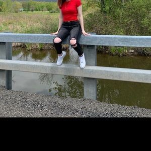 Pink Victoria’s Secret shirt